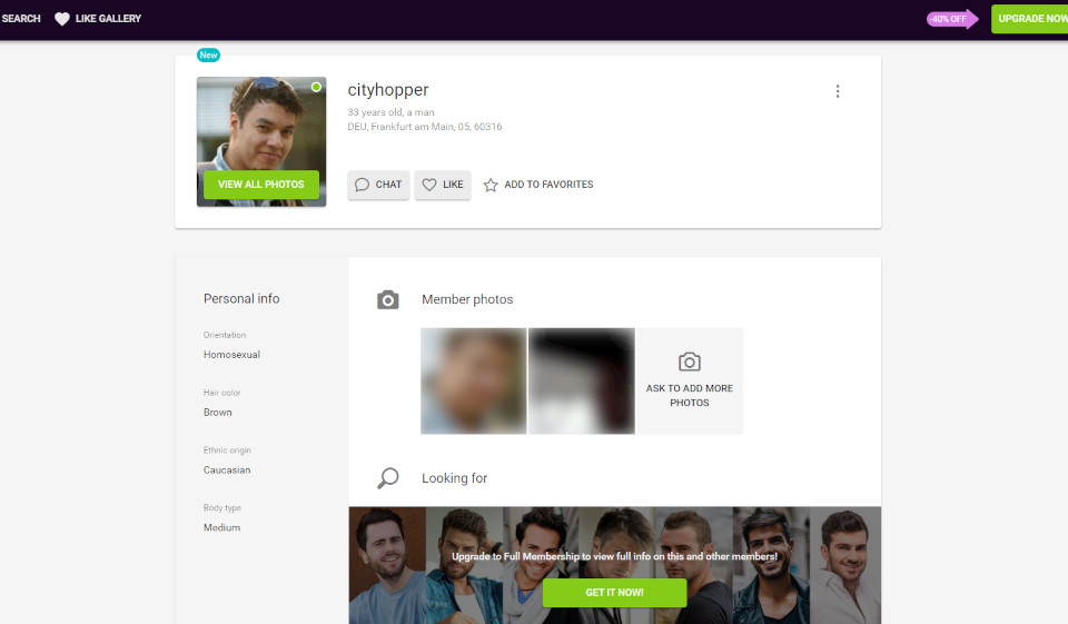 Profili - chi sono gli utenti di BuddyGays?